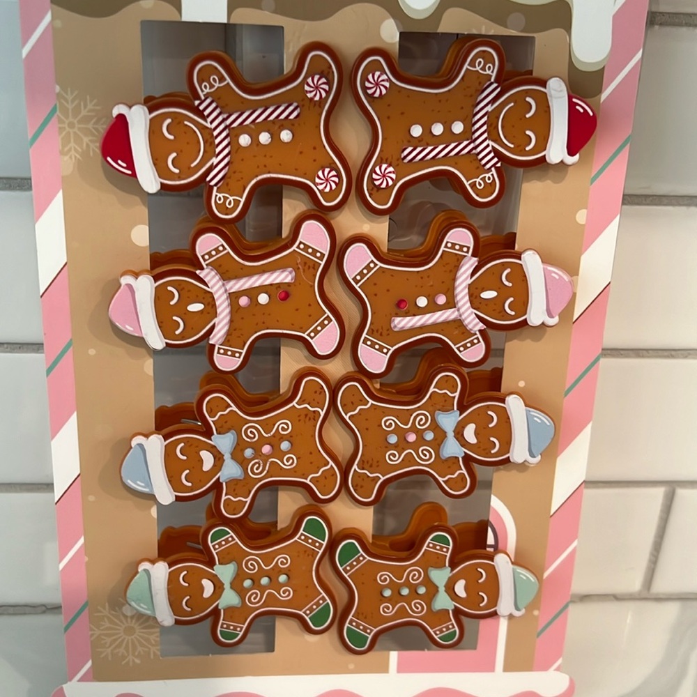 🫚🎄Cute. Gingerbread.Bag Clips. - Picture 2 of 12